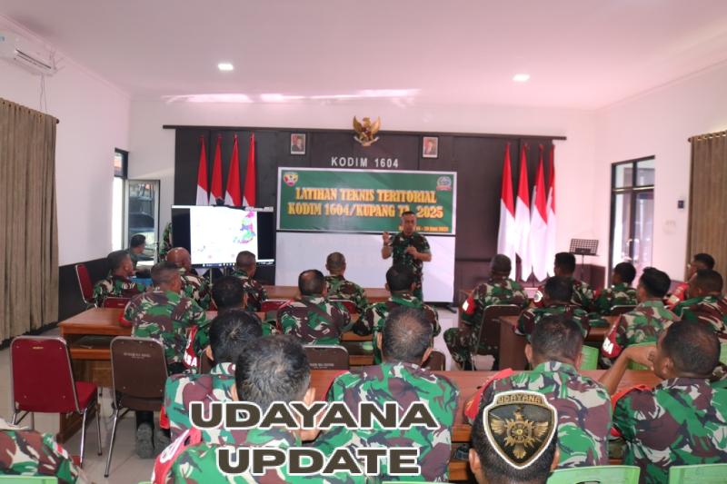 Latihan Teritorial Kodim Kupang Fokus pada Taktik Gerilya Blok Operasi