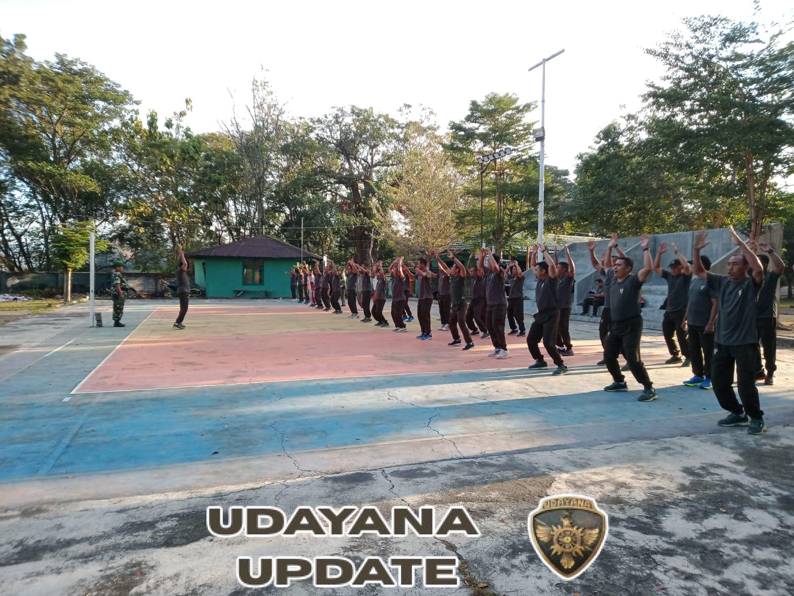 Komandan Kodim Pimpin Olahraga Pagi Bersama di Kodim 1614/Dompu