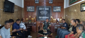 Dandim Tabanan Sambut Hangat Kunjungan Ketua PPAD Kabupaten Tabanan