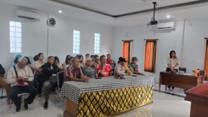 Babinsa dan Bhabinkamtibmas menghadiri kegiatan Pengabdian Mahasiswa Fakultas Pertanian dan Bisnis