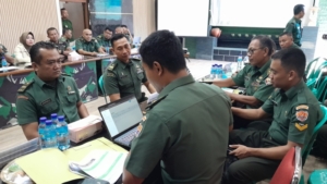 Tim Dalproggar Bahas Realisasi Anggaran Kodim 1606