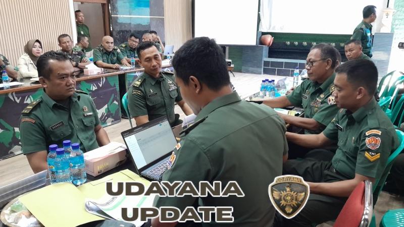 Tim Dalproggar Bahas Realisasi Anggaran Kodim 1606