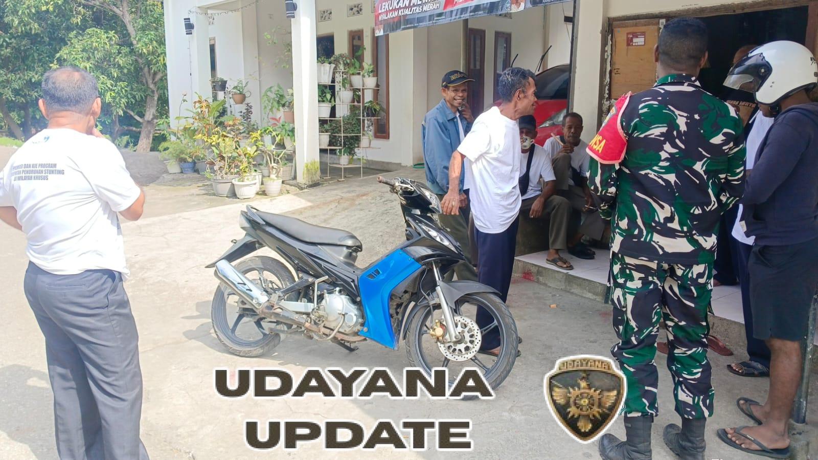 Babinsa Ramil 1602/Ende Himbau Warga Jaga Keamanan dan Ketertiban Lingkungan