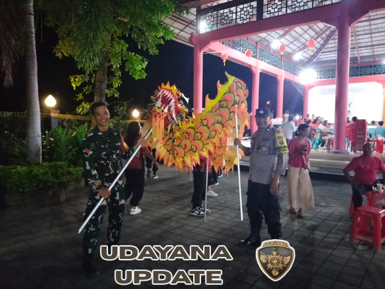 TNI-Polri Klungkung Bersinergi Amankan Peringatan Sejit Y M Kwan Sing Tee Koen