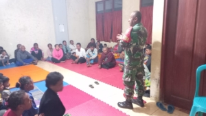 Babinsa Berperan Penting dalam Menyelesaikan Konflik di Pengungsian