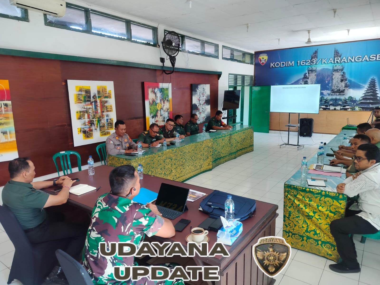 Lestarikan Budaya Bali, Dandim 1623/Karangasem Pimpin Koordinasi Lomba Beleganjur