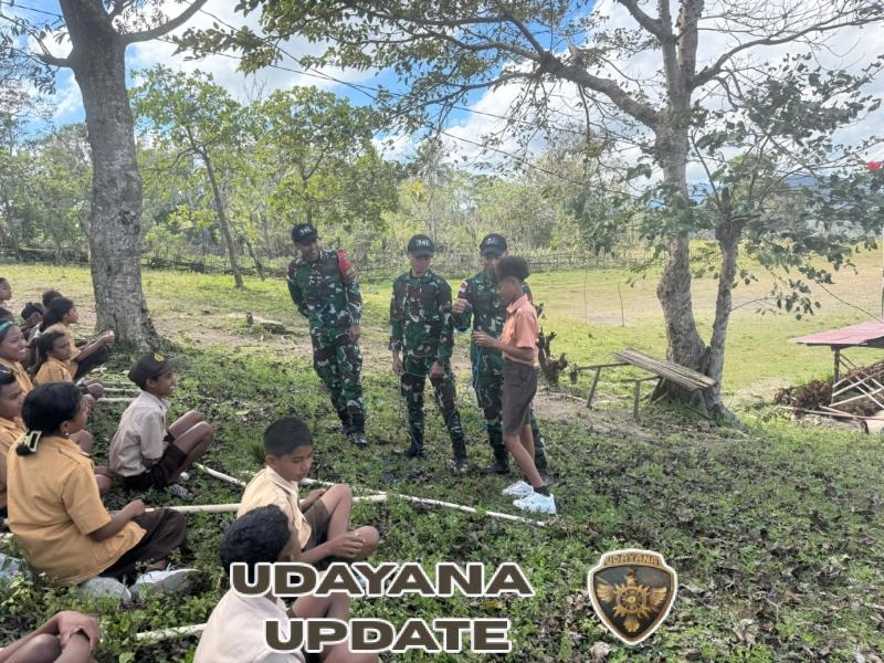 Pos Nananoe Dampingi Kegiatan Pramuka di SMPN Satap Tubaki, Antusiasme Siswa Membara