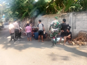 Wujudkan Kamtibmas, Kodim 1623 Bersama Polres Patroli Cipta Kondisi di Desa Bugbug