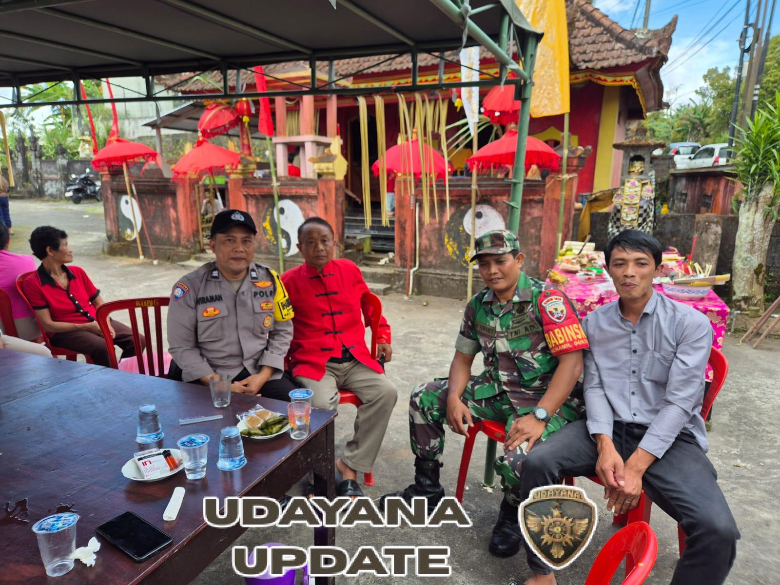 Persembahyangan Se Jit umat Buddha di Konco Kuan Kong, Babinsa Pastikan Berjalan Aman dan Lancar