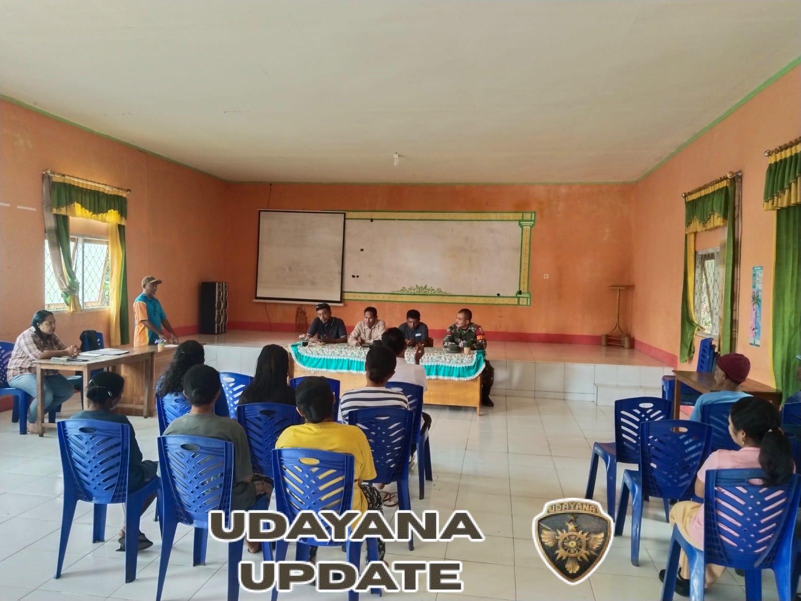 Pendampingan Babinsa pada Kegiatan BLT di Demon Pagong