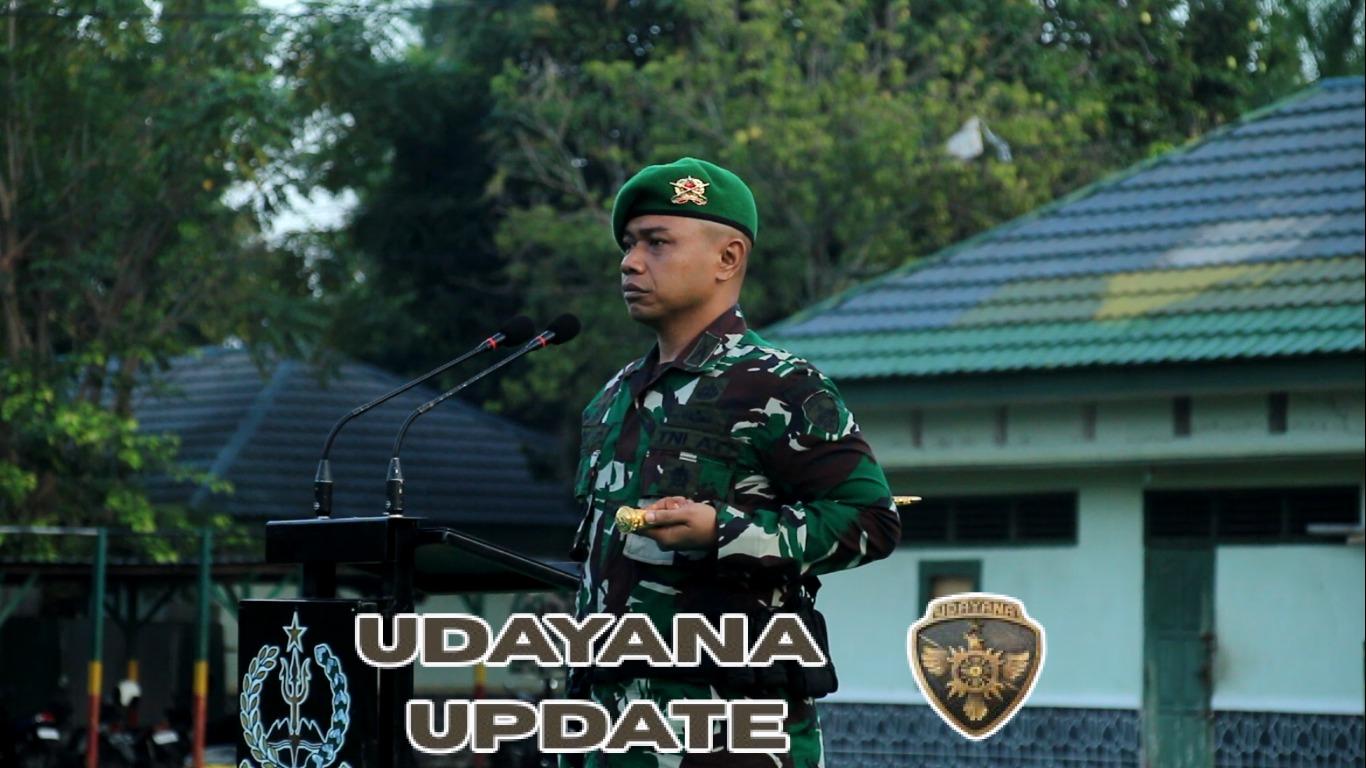 Jam Komandan, Danyonif 742/SWY Suntik Semangat dan Motivasi Prajurit