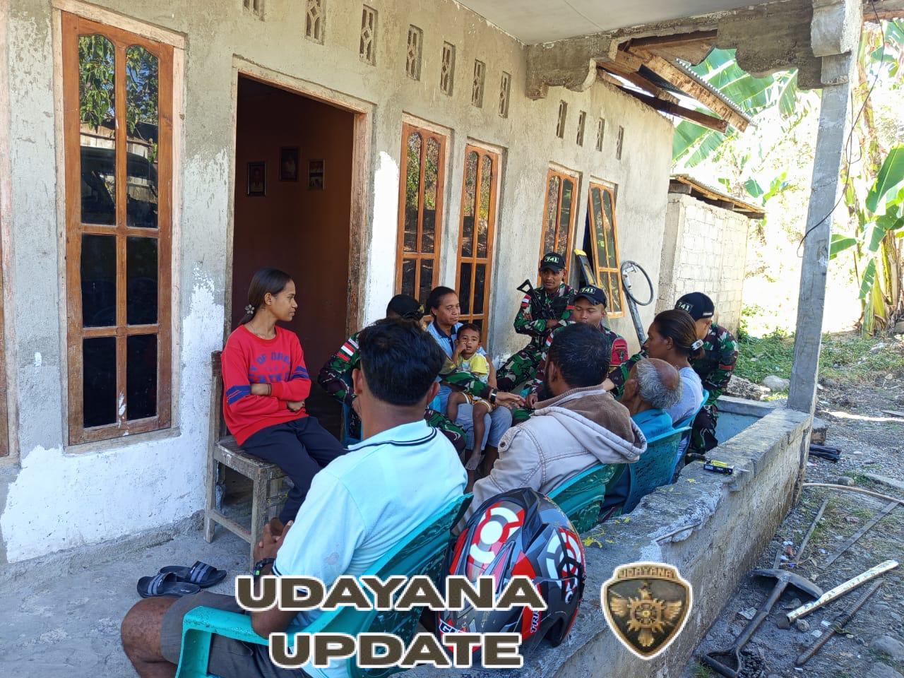 Pos Dafala Laksanakan Sosialisasi Larangan Kepemilikan Jatmuhankan Kepda Masyarakat Perbatasan