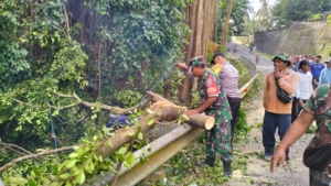 Babinsa Koramil 1616-04/Blahbatuh Aktif Dukung Mitigasi Bencana Lewat Aksi Nyata di Desa