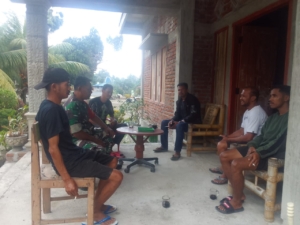 Sertu A. A. Oka Ardhana Aktif Jaga Keamanan Wilayah di Kecamatan Ende