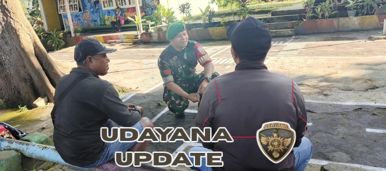 Babinsa Koramil 1602-01/Ende Ajak Orang Tua Murid TK Kompi C Dalam Komsos