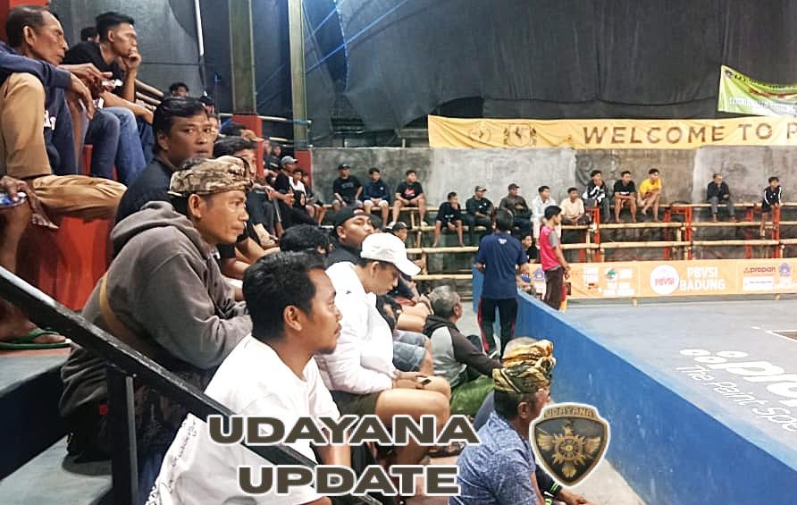 Atensi Aparat Keamanan di Turnamen Bola Voli Poker Cup IV Abiansemal, Berlangsung Aman