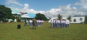 Latih PBB, TNI Lunyuk Teguhkan Semangat Kebangsaan di Kalangan Pelajar