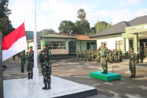 Nilai Dasar TNI Ditekankan Lewat Upacara Kodim Kupang
