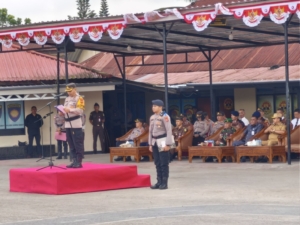 Sinergi TNI-Polri: Dandim 1613/Sumba Barat Ikuti Apel Gelar Pasukan Operasi Patuh Turangga 2025