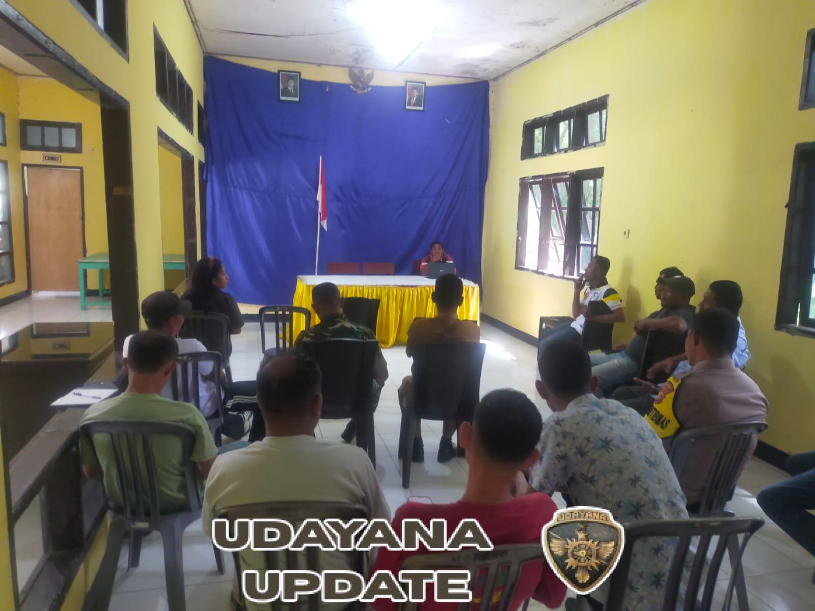 Babinsa Koramil Wolowaru Dukung Kelancaran Kegiatan HUT RI ke-80 Kecamatan Ndori