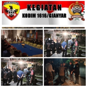 Kawal Kunjungan FSKN, Dandim Gianyar Tegaskan Peran TNI dalam Merawat Warisan Budaya Bangsa