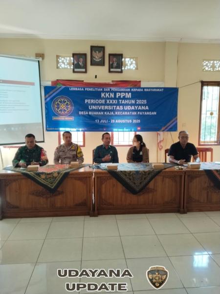 Universitas Udayana Tempatkan Mahasiswa KKN di Buahan Kaja, Perkuat Peran Pemuda dalam Pembangunan Desa