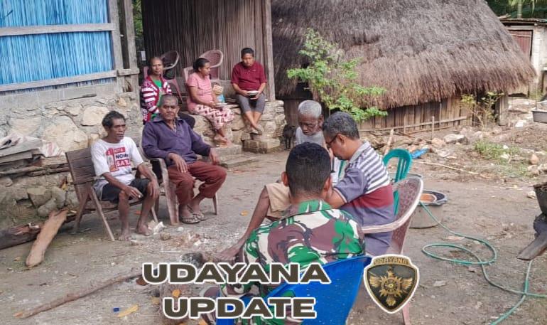 Pererat Hubungan, Babinsa Koramil 1618-04/Bisel Kunjungi Warga Binaan di Desa