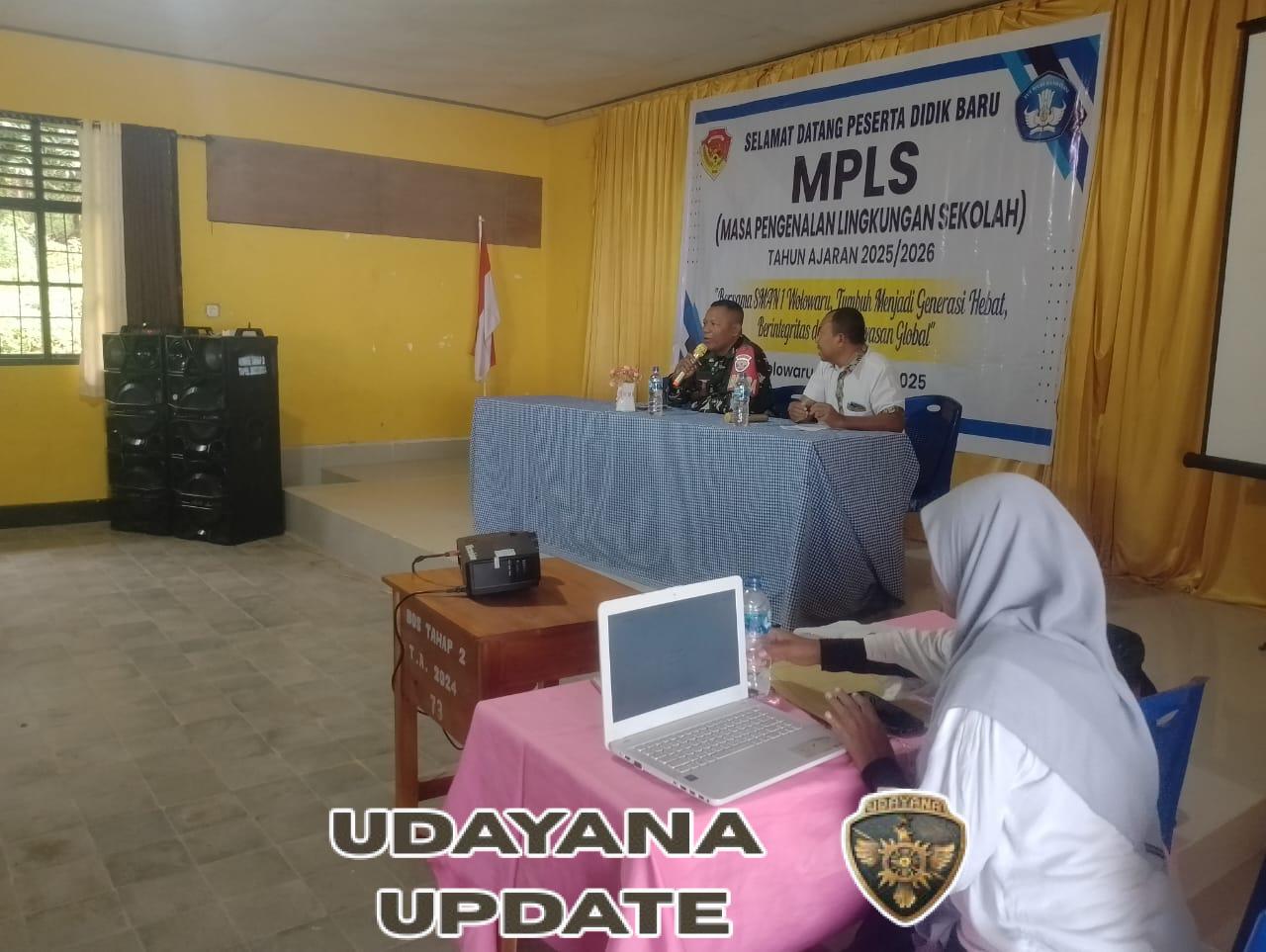 Babinsa Koramil 1602-02/Wolowaru Ajak Siswa Baru Teguhkan Nilai-Nilai Kebangsaan