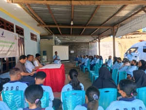 Danramil Sosialisasi Hadiri Rapat Program Makan Bergizi Gratis di Kelurahan Lokoboko