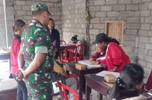 Wujudkan Balita dan Lansia Sehat, Babinsa Dukung Kegiatan Posyandu di Wilayah Binaan