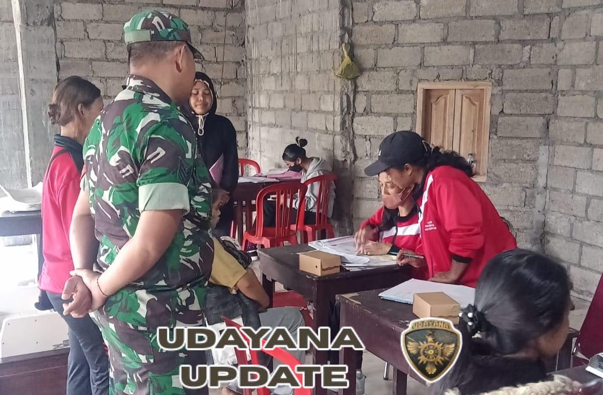 Wujudkan Balita dan Lansia Sehat, Babinsa Dukung Kegiatan Posyandu di Wilayah Binaan