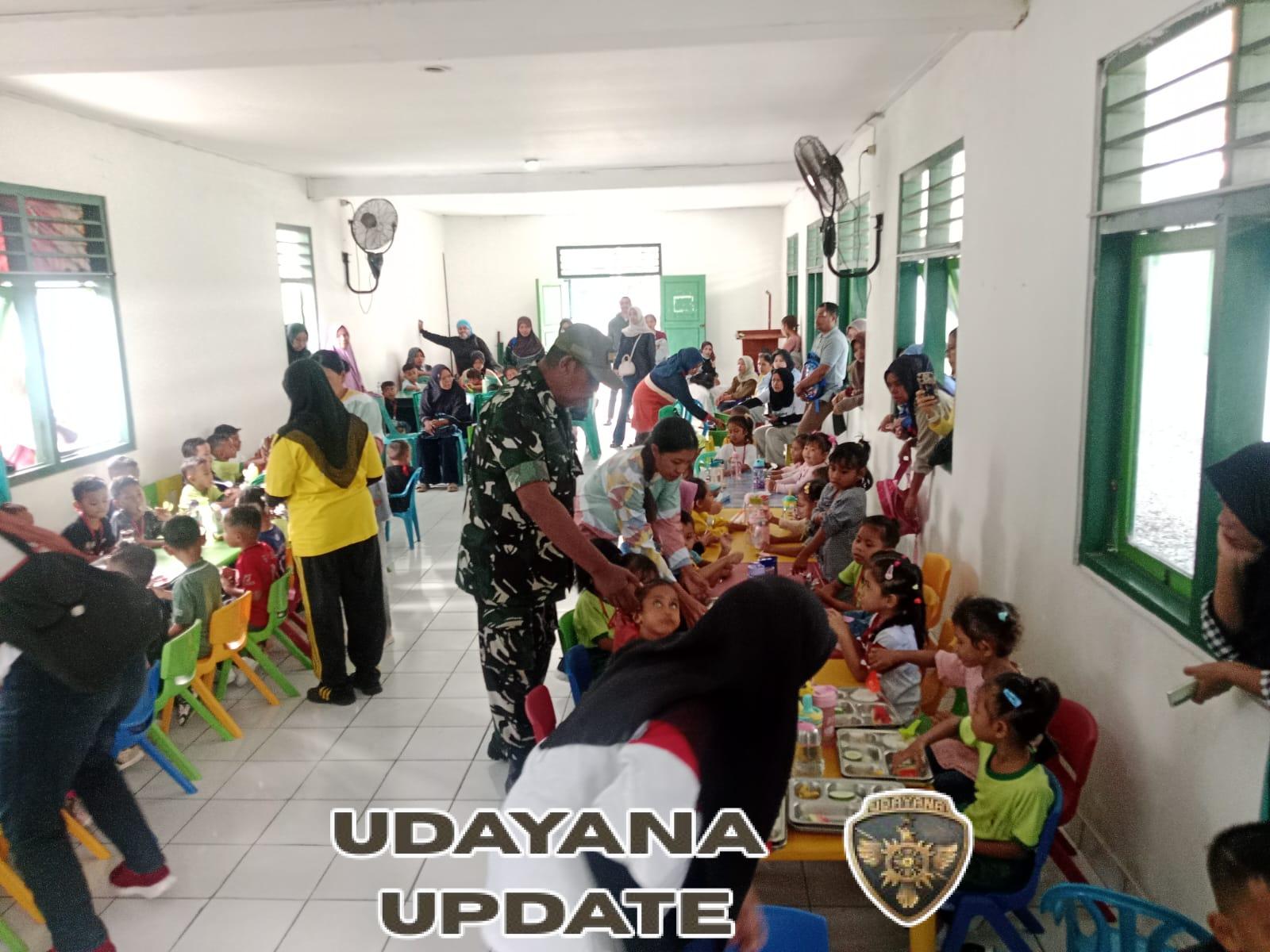 Babinsa Ende Berperan Aktif dalam Program Makan Bergizi untuk Anak Usia Dini