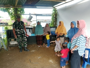Babinsa Kodim 1602/Ende Perkuat Sinergi dengan Masyarakat Lingkungan Kuzazo