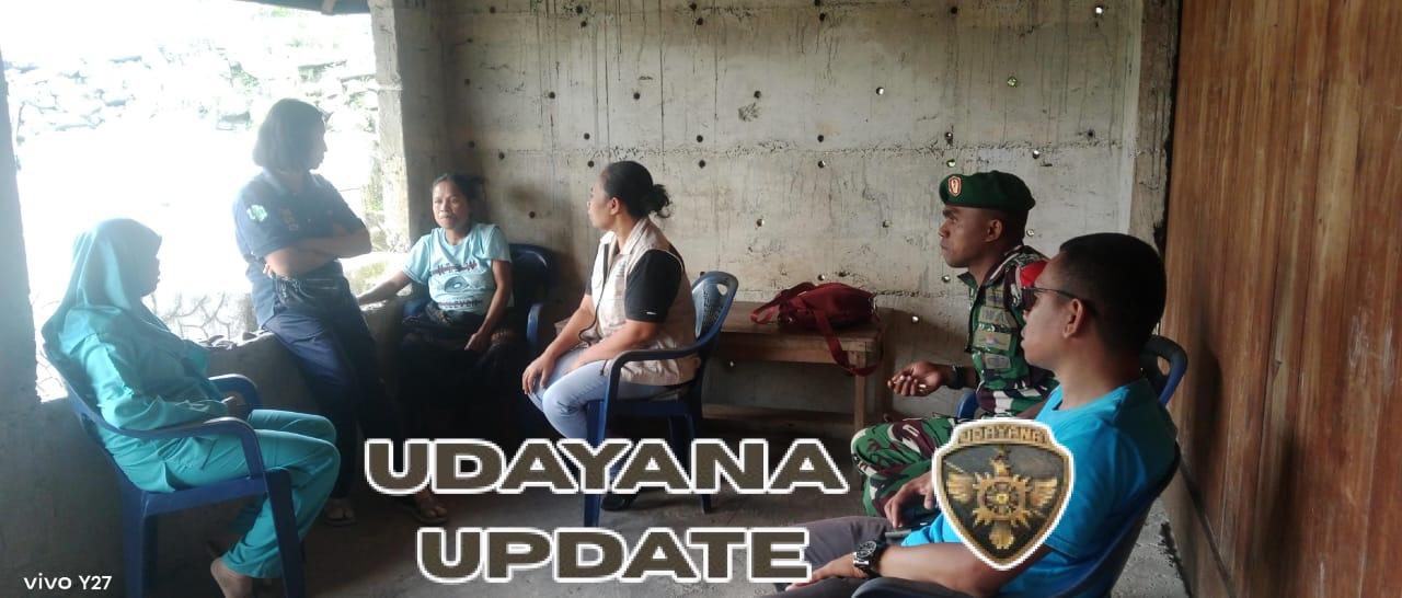 Wujudkan Wilayah Aman, Babinsa Laksanakan Komsos Bersama Warga Kelimutu