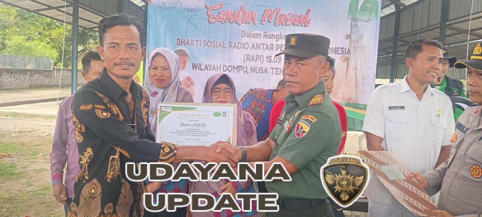 Sinergi TNI-RAPI: Danramil Manggelewa Terlibat dalam Kegiatan Sunat Massal