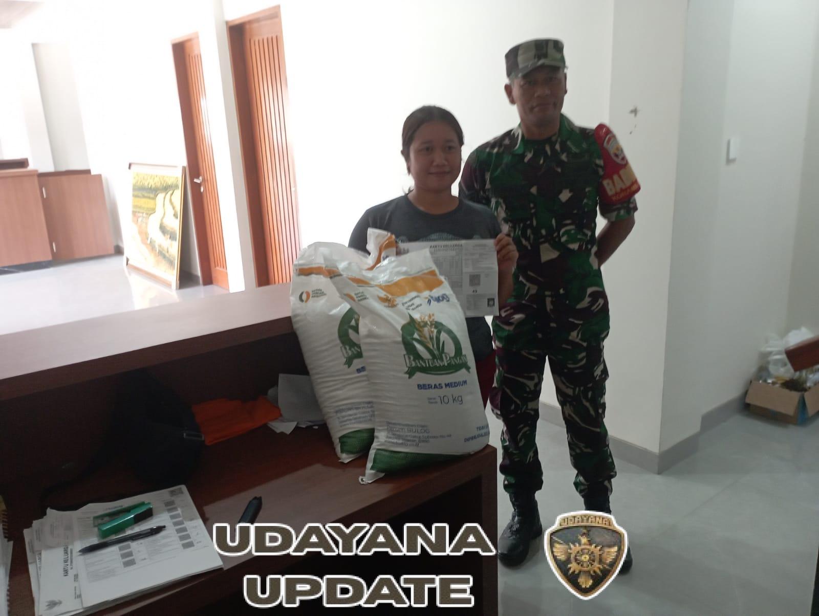 67 Warga Pejeng Terima Beras Bantuan Pangan Periode Juni–Juli 2025