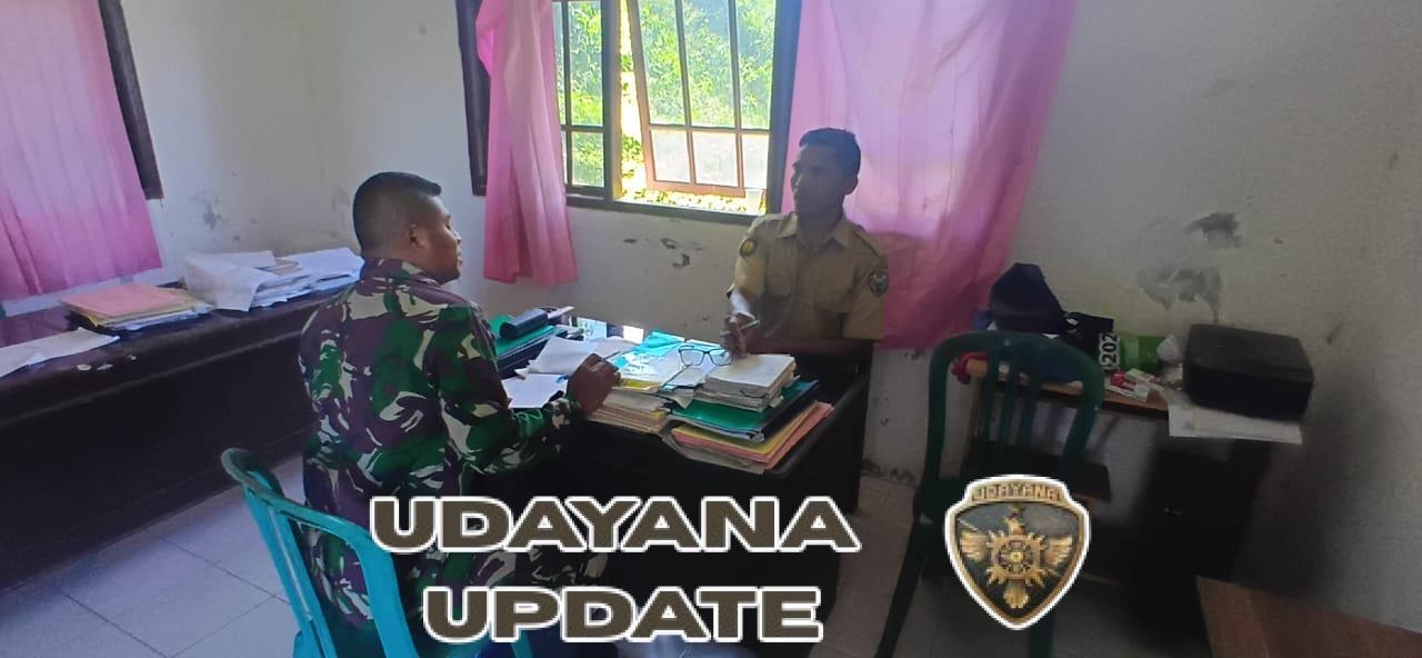 Tingkatkan Ketahanan Pangan, Babinsa Bersama PPL Data Ulang Lahan Pertanian di Ende