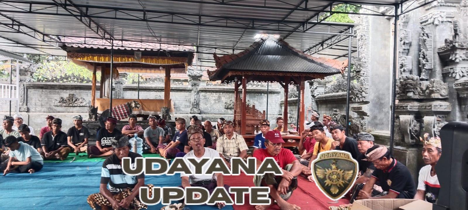 Sinergi Tiga Pilar Babinsa, Bhabinkamtibmas, dan Tokoh Adat Pimpin Persiapan Sakral Pura Dalem Celukanbawang.