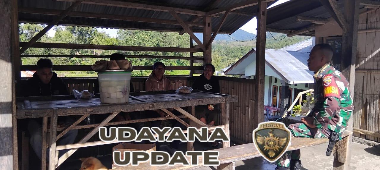 Tingkatkan Kewaspadaan, Babinsa Ingatkan Warga Jaga Keamanan Lingkungan