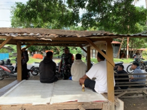 Sertu Nurhadiman Soni Pimpin Kegiatan Pengamanan Wilayah di Kelurahan Rewarangga Selatan