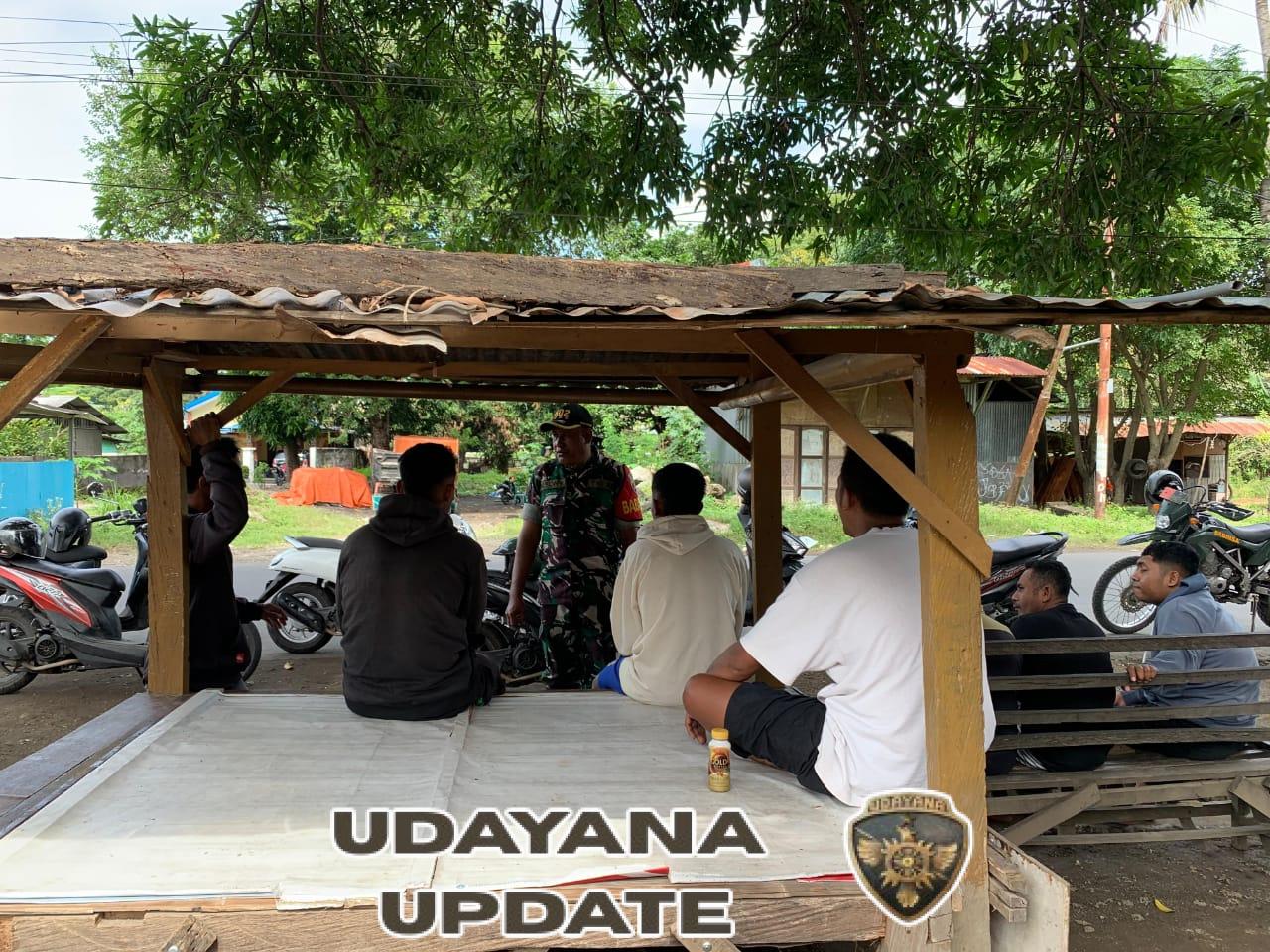 Sertu Nurhadiman Soni Pimpin Kegiatan Pengamanan Wilayah di Kelurahan Rewarangga Selatan