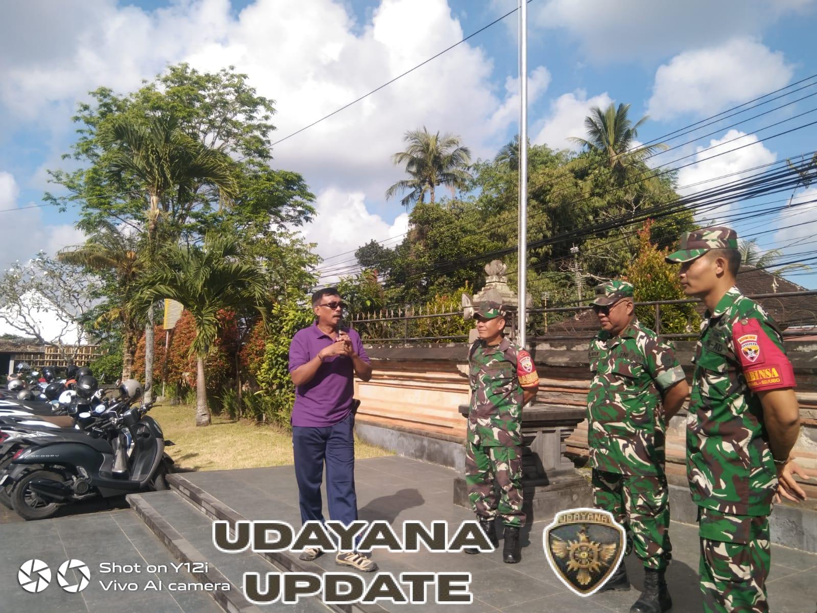 Babinsa SMAN 1 Ubud Tekankan Pentingnya Bela Negara dan Wawasan Kebangsaan