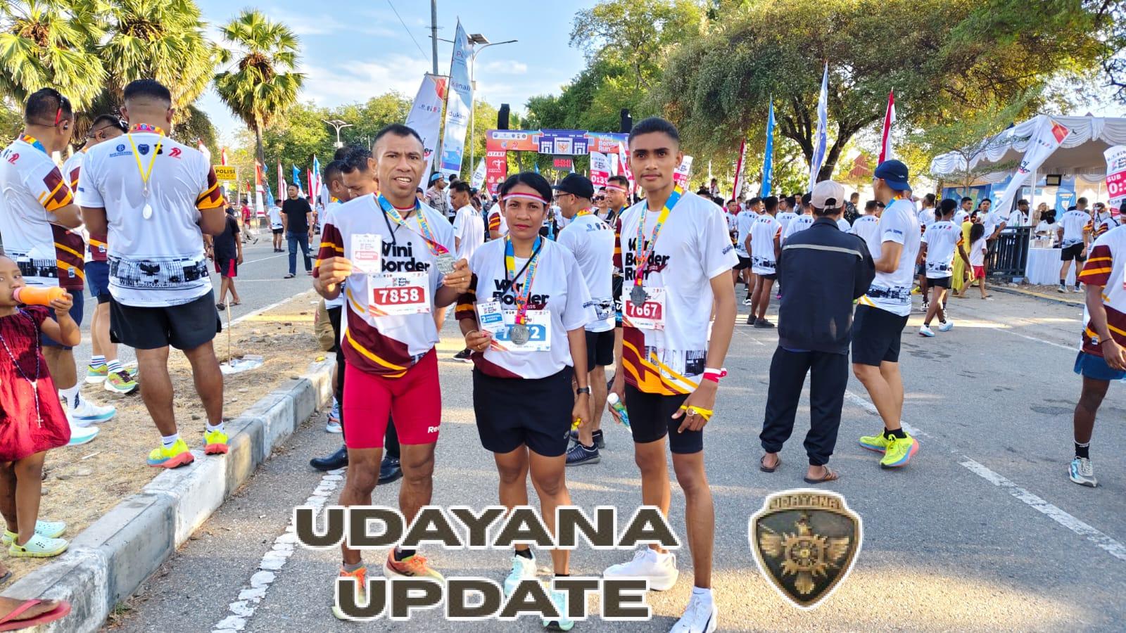 Juara Dua Wini Border Run Diraih Ibu Persit