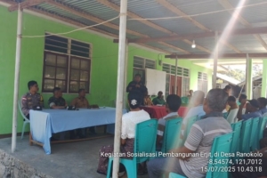 Babinsa Koramil 1602-04 Maurole Hadiri Kegiatan Survey Investigasi Desain Konstruksi Lahan