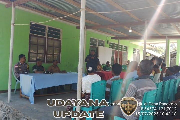 Babinsa Koramil 1602-04 Maurole Hadiri Kegiatan Survey Investigasi Desain Konstruksi Lahan