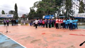 Dukung Olahraga, Kasdim 1613/Sumba Barat Hadiri Pembukaan Turnamen Voli Putri Weekarou