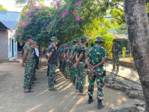 Personel Gabungan TMMD ke-125 Siap Bertugas, Apel Pagi Digelar di Desa Kiraman