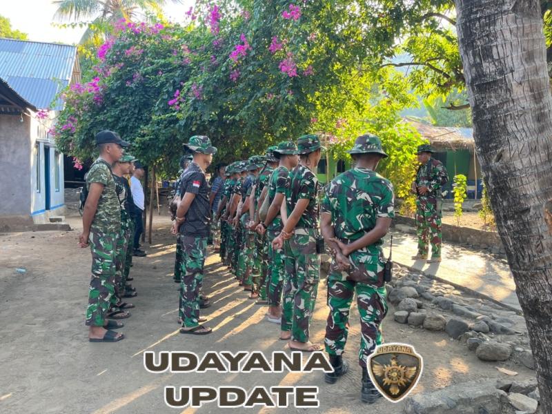 Personel Gabungan TMMD ke-125 Siap Bertugas, Apel Pagi Digelar di Desa Kiraman