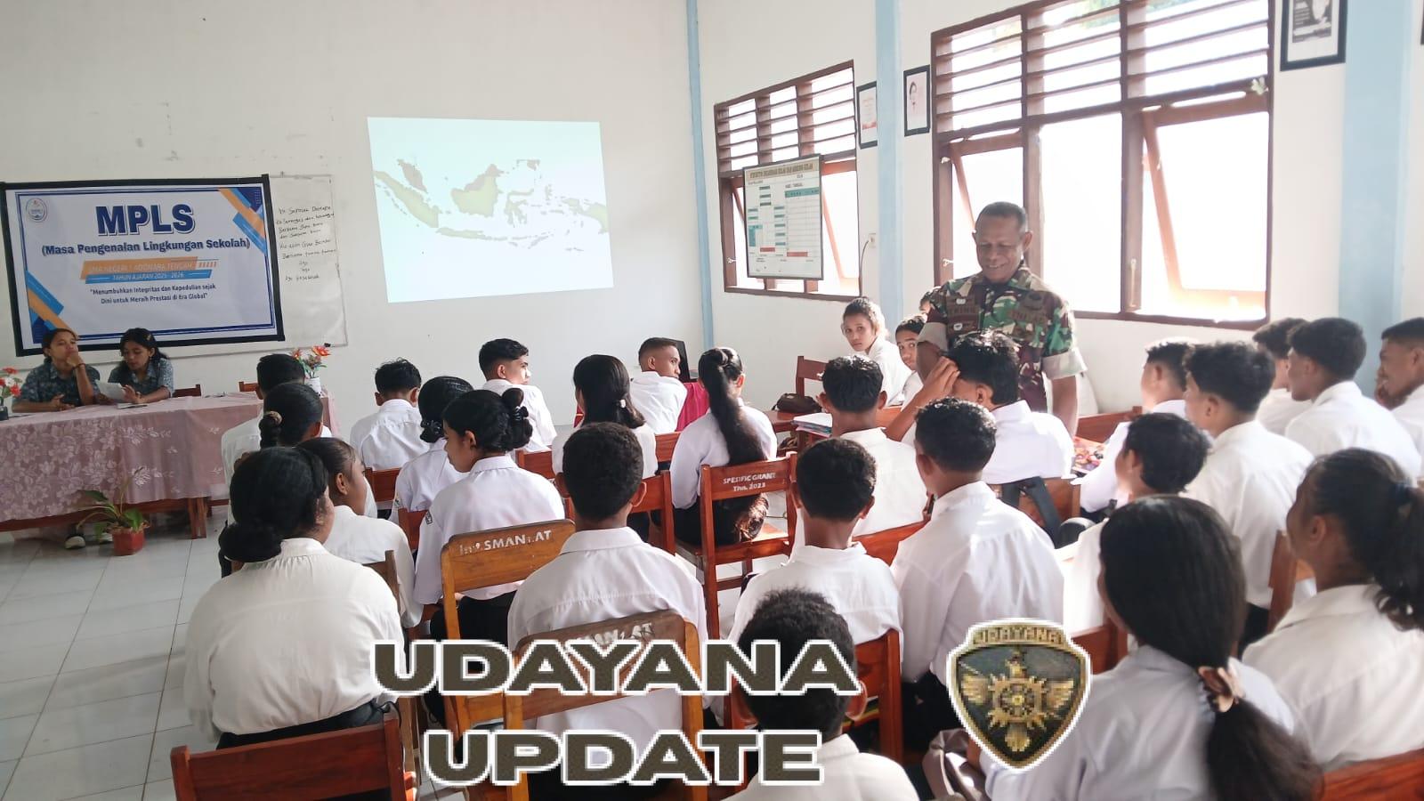 MPLS di SMA Negeri 1 Adonara Tengah, Danramil Tekankan Nilai Nasionalisme