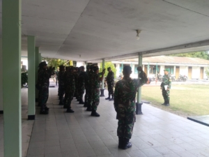 Pembangunan Huntara untuk Korban Erupsi Lewotobi, Kodim 1603/Sikka Turun Tangan